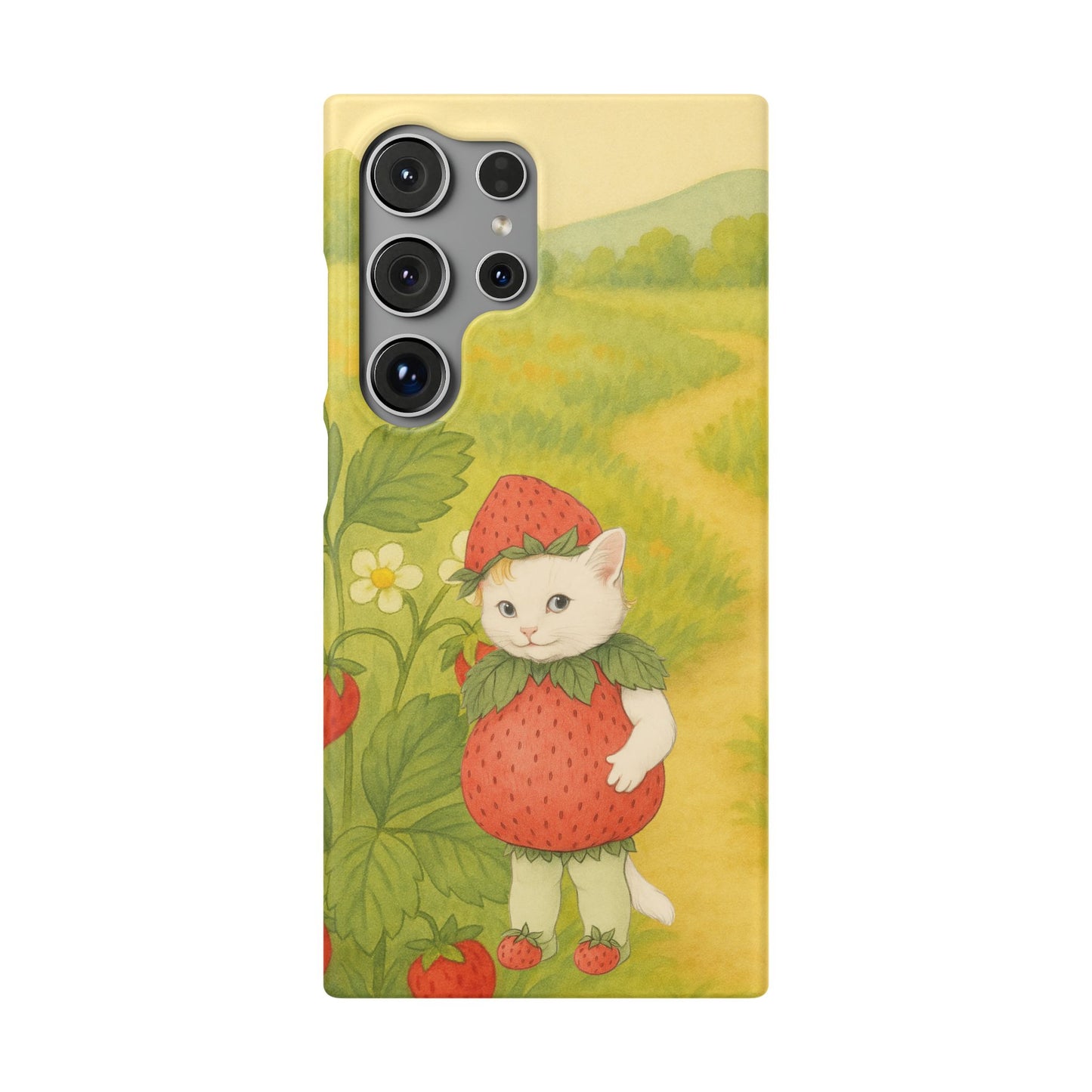 Strawberry Cat x Mother Earth's Children Snap Phone Case