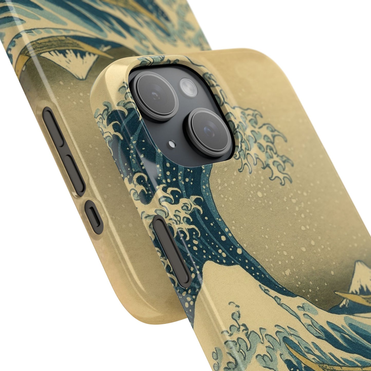 Babushka Cat x  The Great Wave Off Kanagawa Snap Phone Case