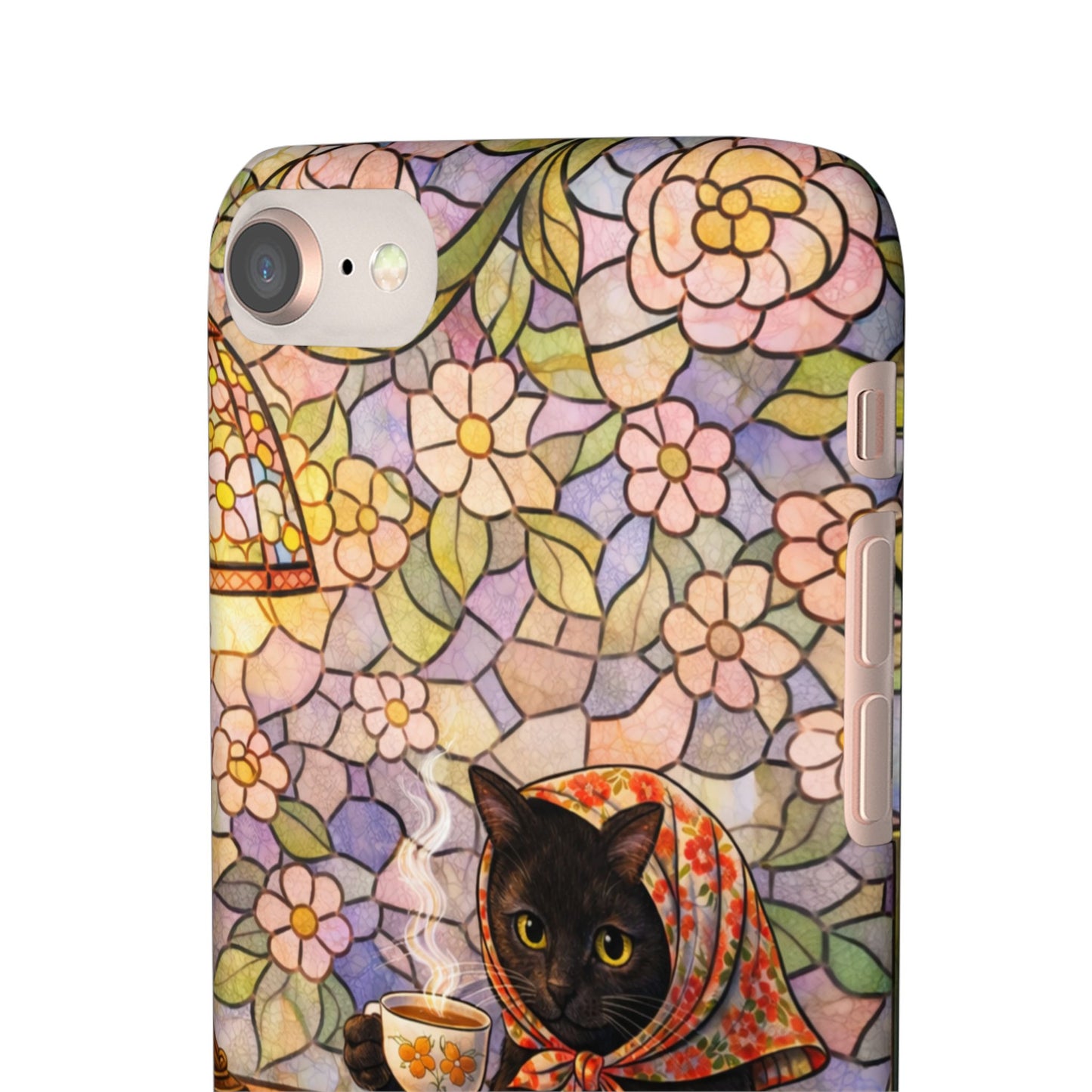 Babushka Cat Reads Artistic Literary Snap Phone Cases