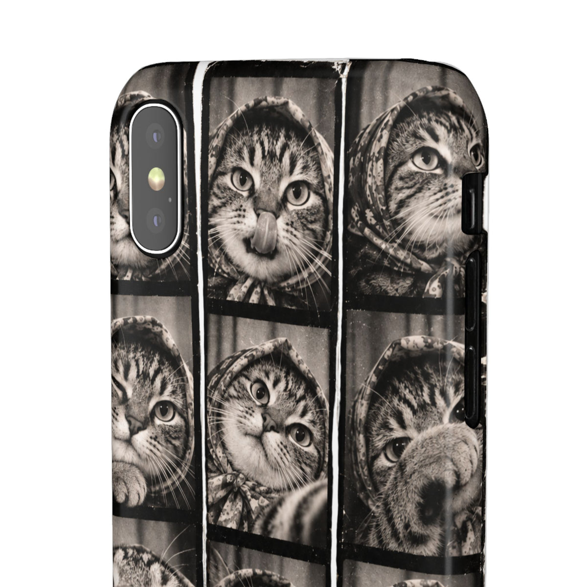 Babushka Cat Photobooth Snap Phone Case