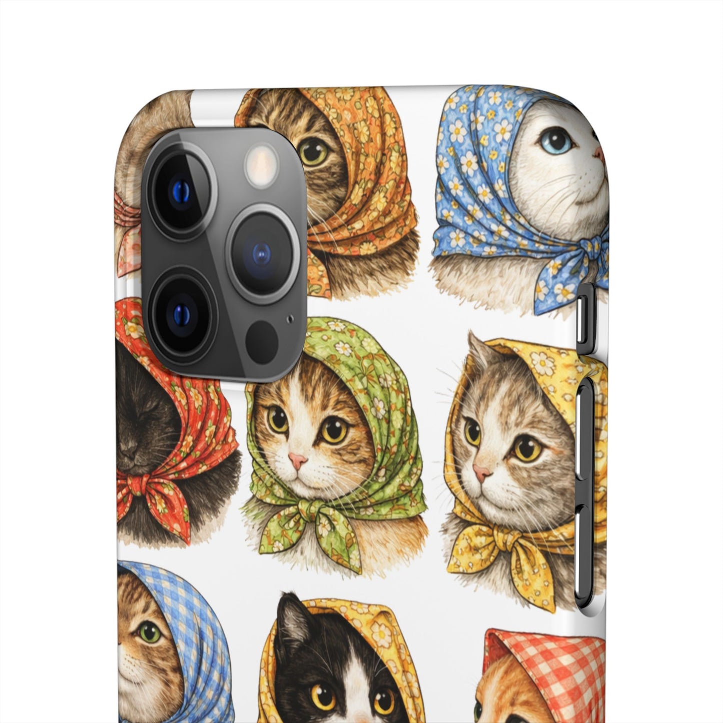 Babushka Cats Snap Phone Case