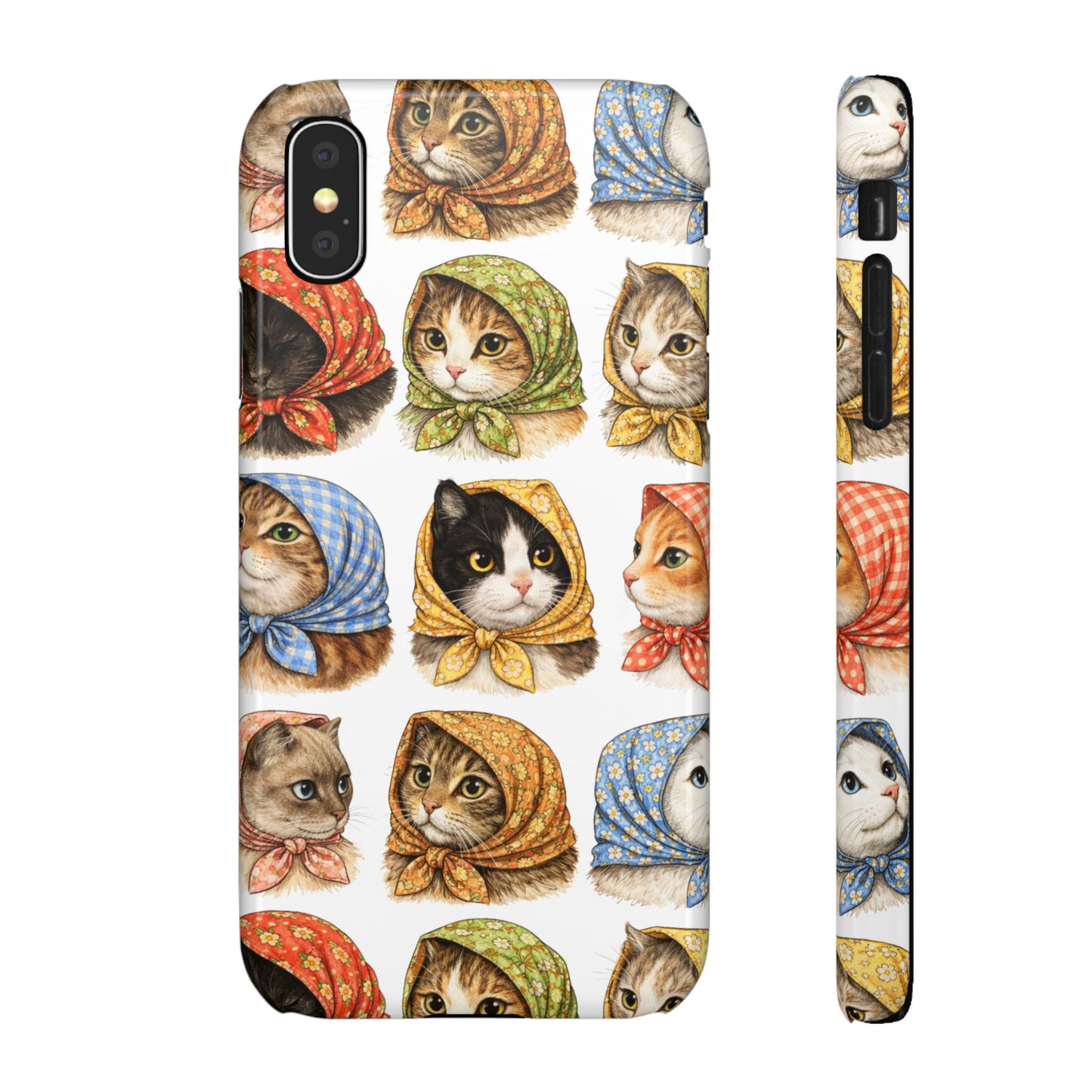 Babushka Cats Snap Phone Case