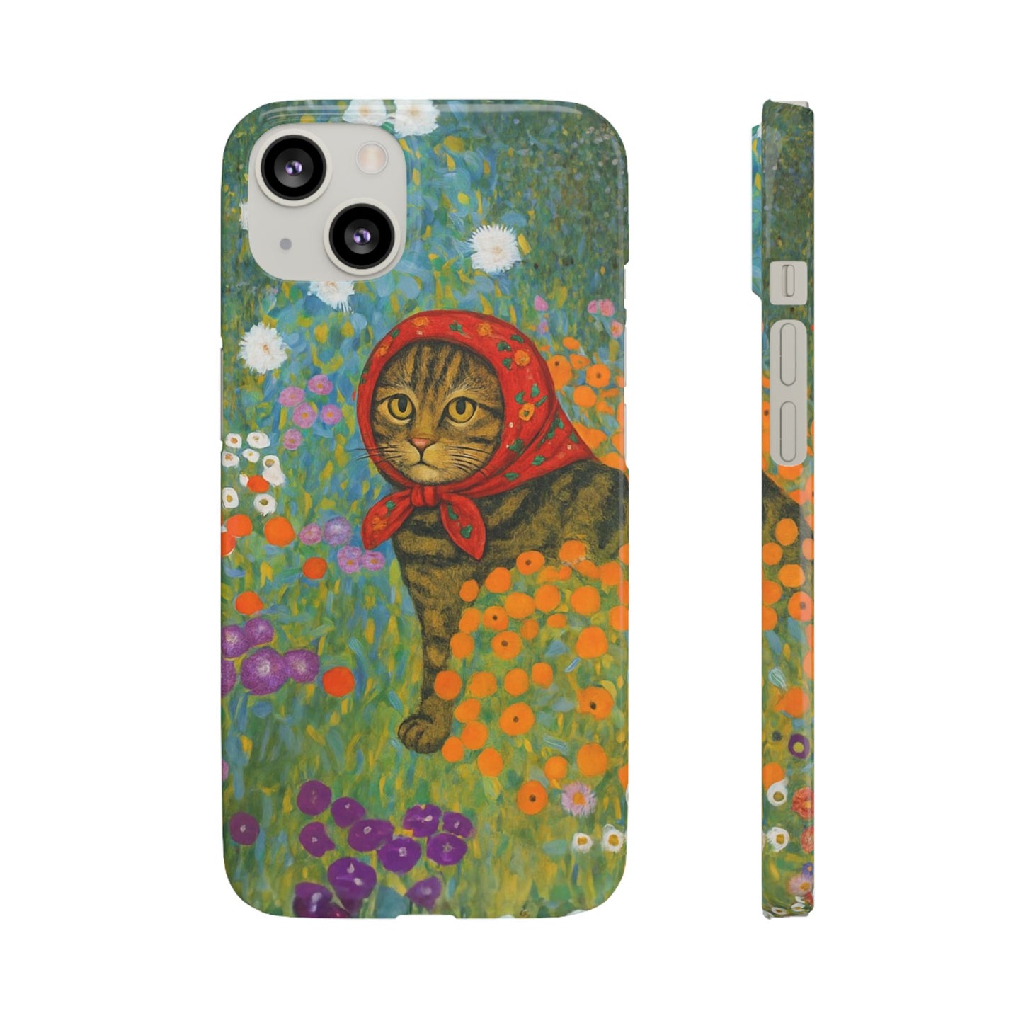 Babushka Cat Gusav Klimt Snap Phone Case