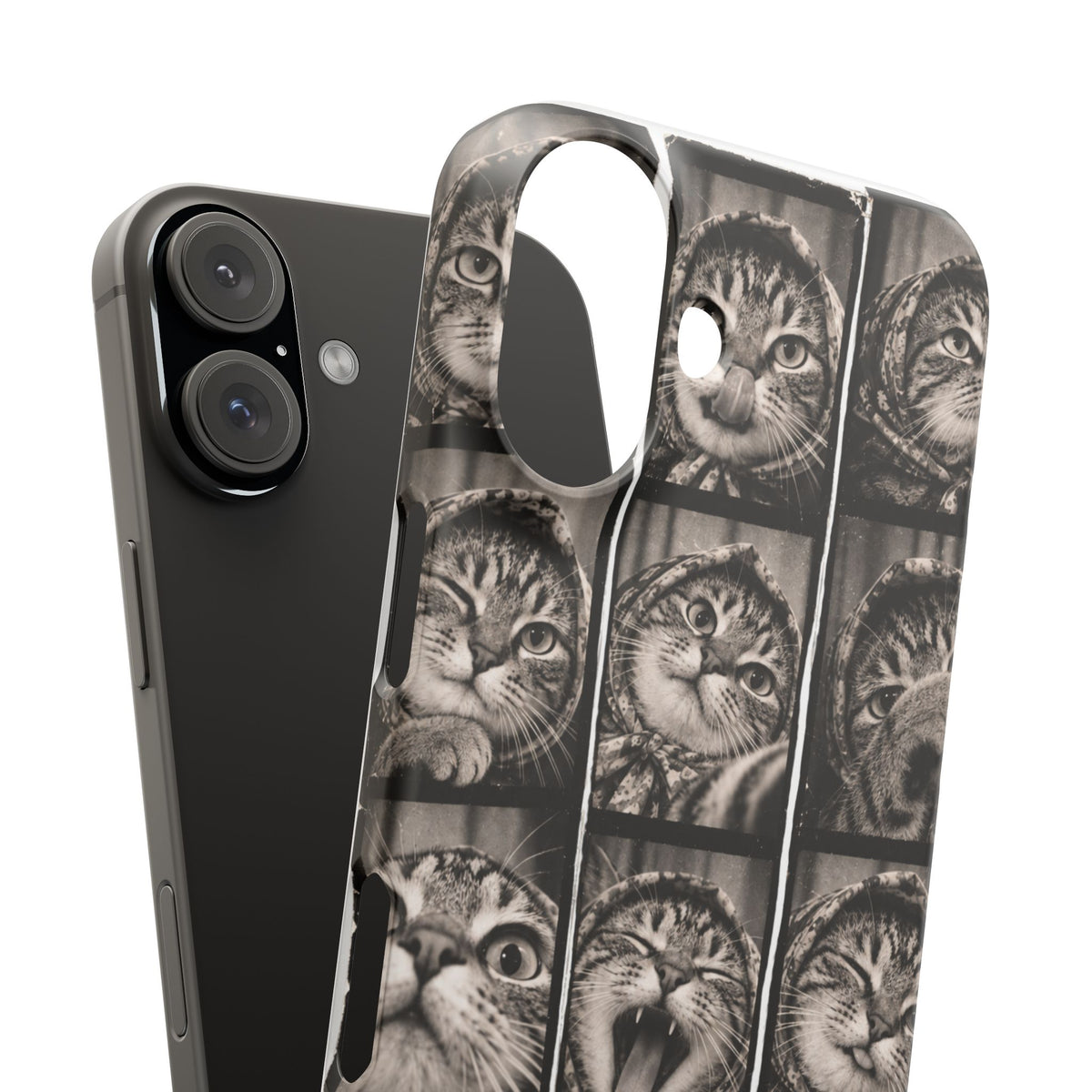 Babushka Cat Photobooth Snap Phone Case