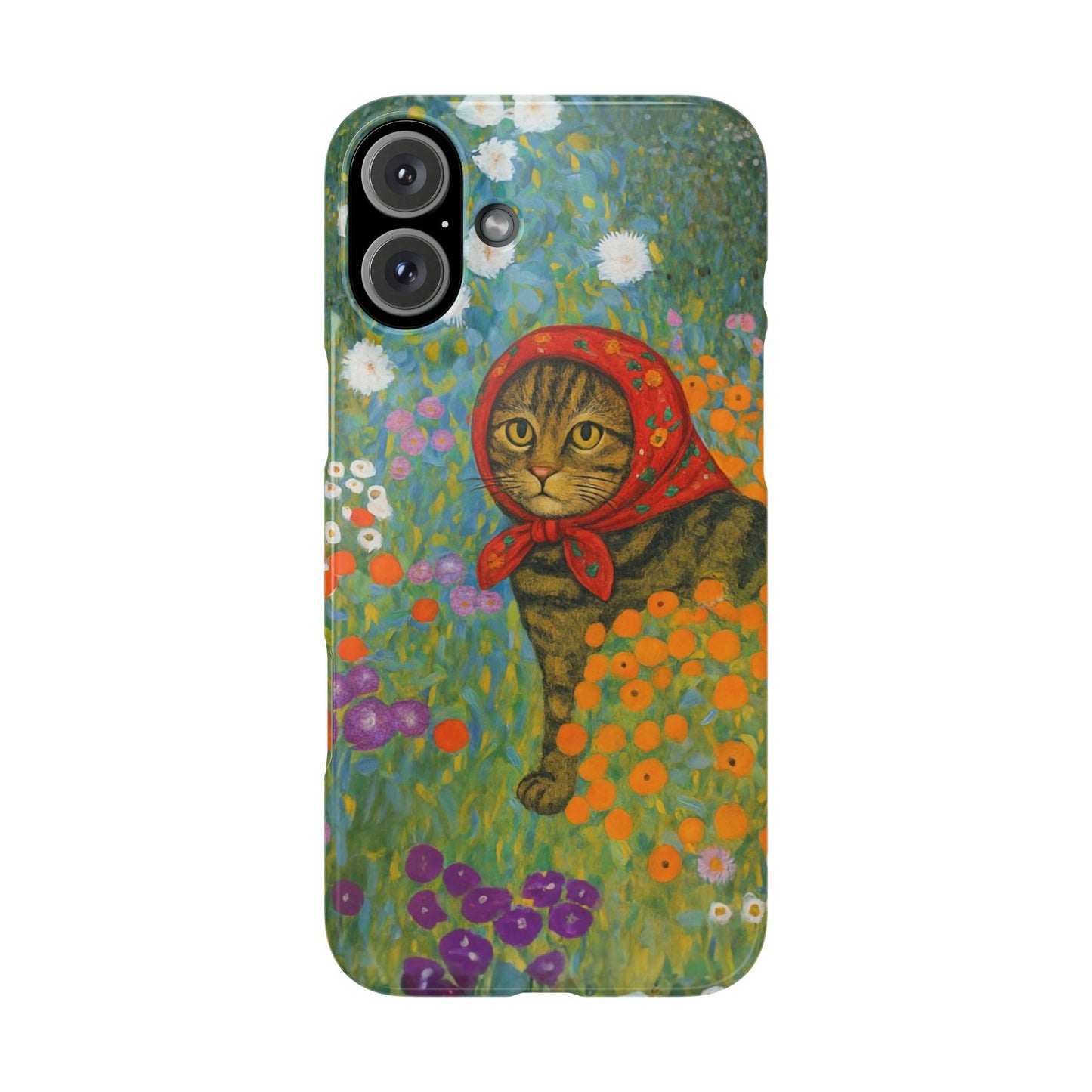 Babushka Cat Gusav Klimt Snap Phone Case