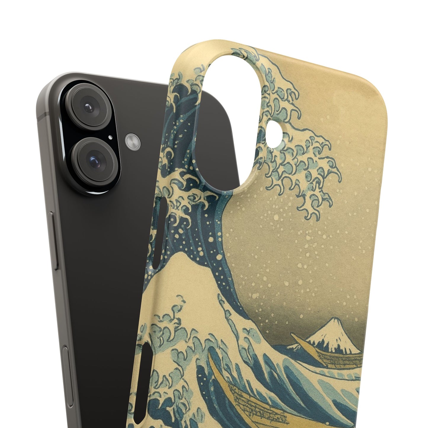 Babushka Cat x  The Great Wave Off Kanagawa Snap Phone Case