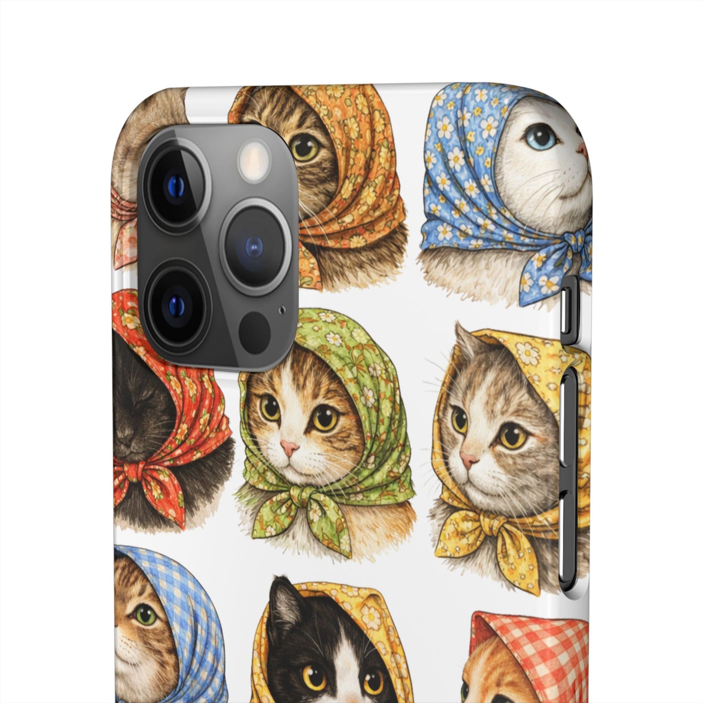 Babushka Cats Snap Phone Case