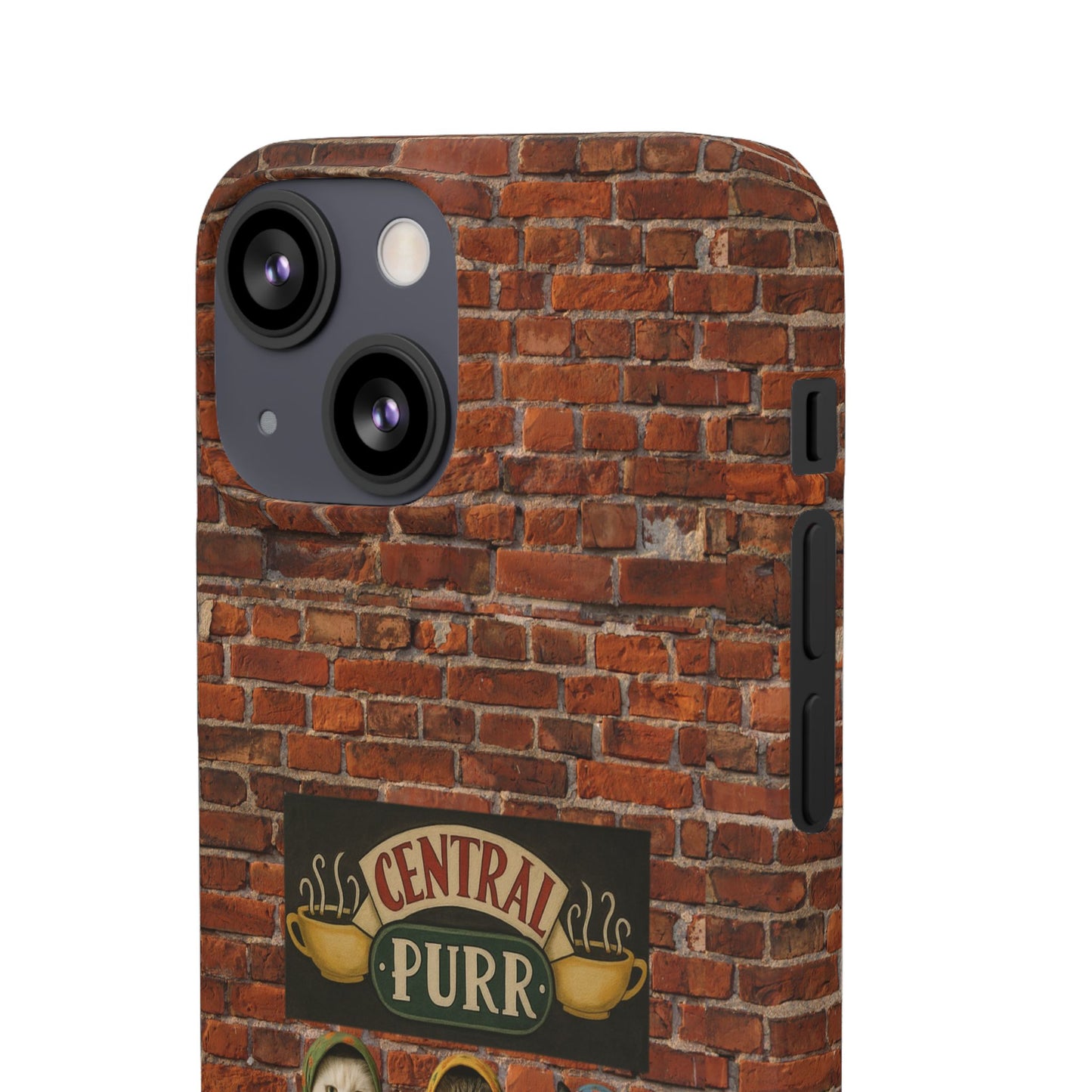Babushka Cat Coffee Shop Snap Phone Case
