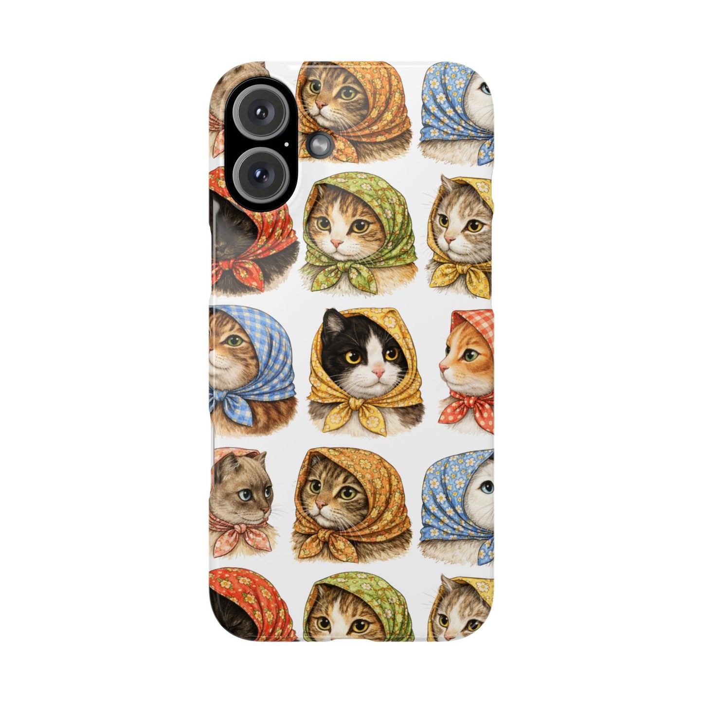 Babushka Cats Snap Phone Case