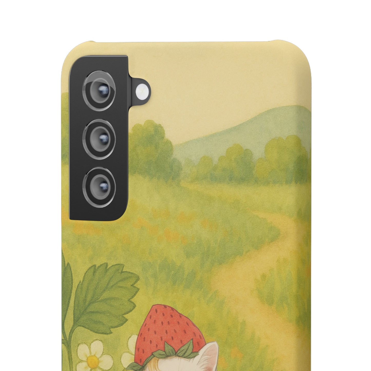 Strawberry Cat x Mother Earth's Children Snap Phone Case