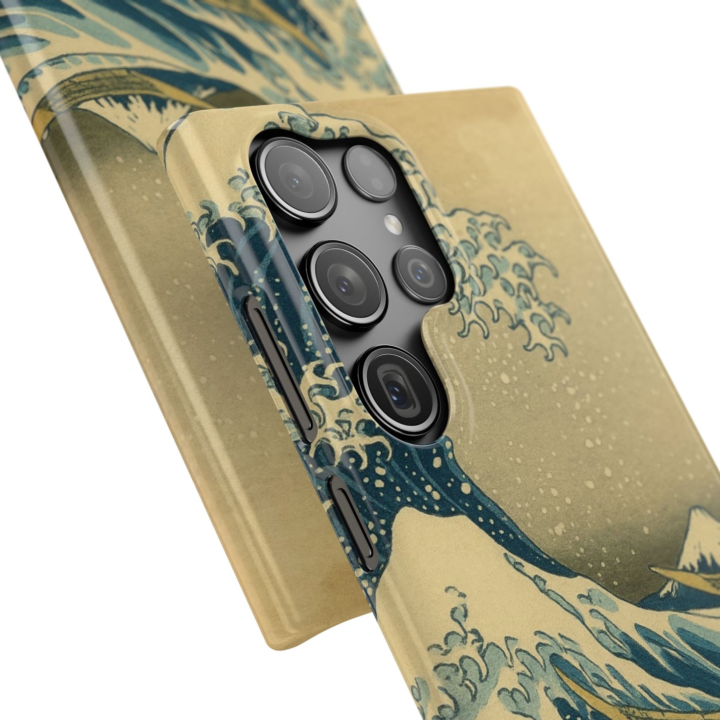 Babushka Cat x  The Great Wave Off Kanagawa Snap Phone Case