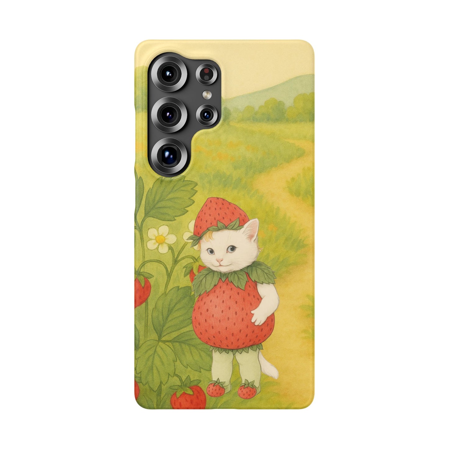 Strawberry Cat x Mother Earth's Children Snap Phone Case