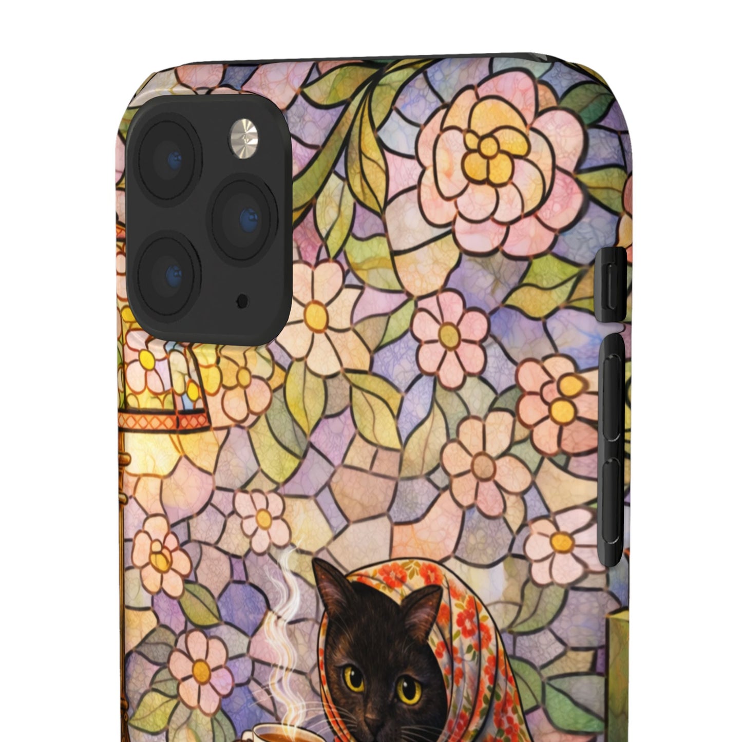 Babushka Cat Reads Artistic Literary Snap Phone Cases