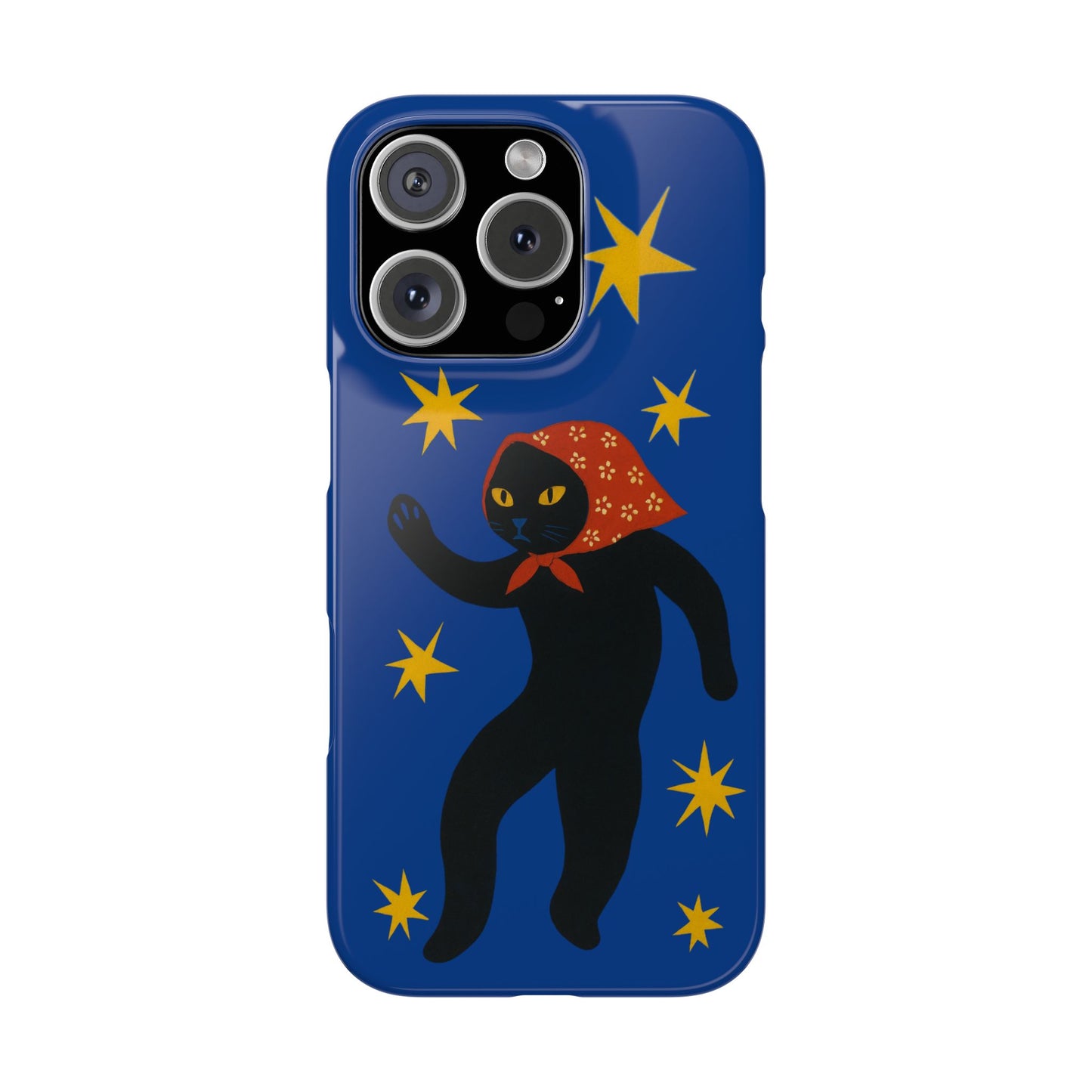 Babushka Cat x Matisse Style Snap Phone Case