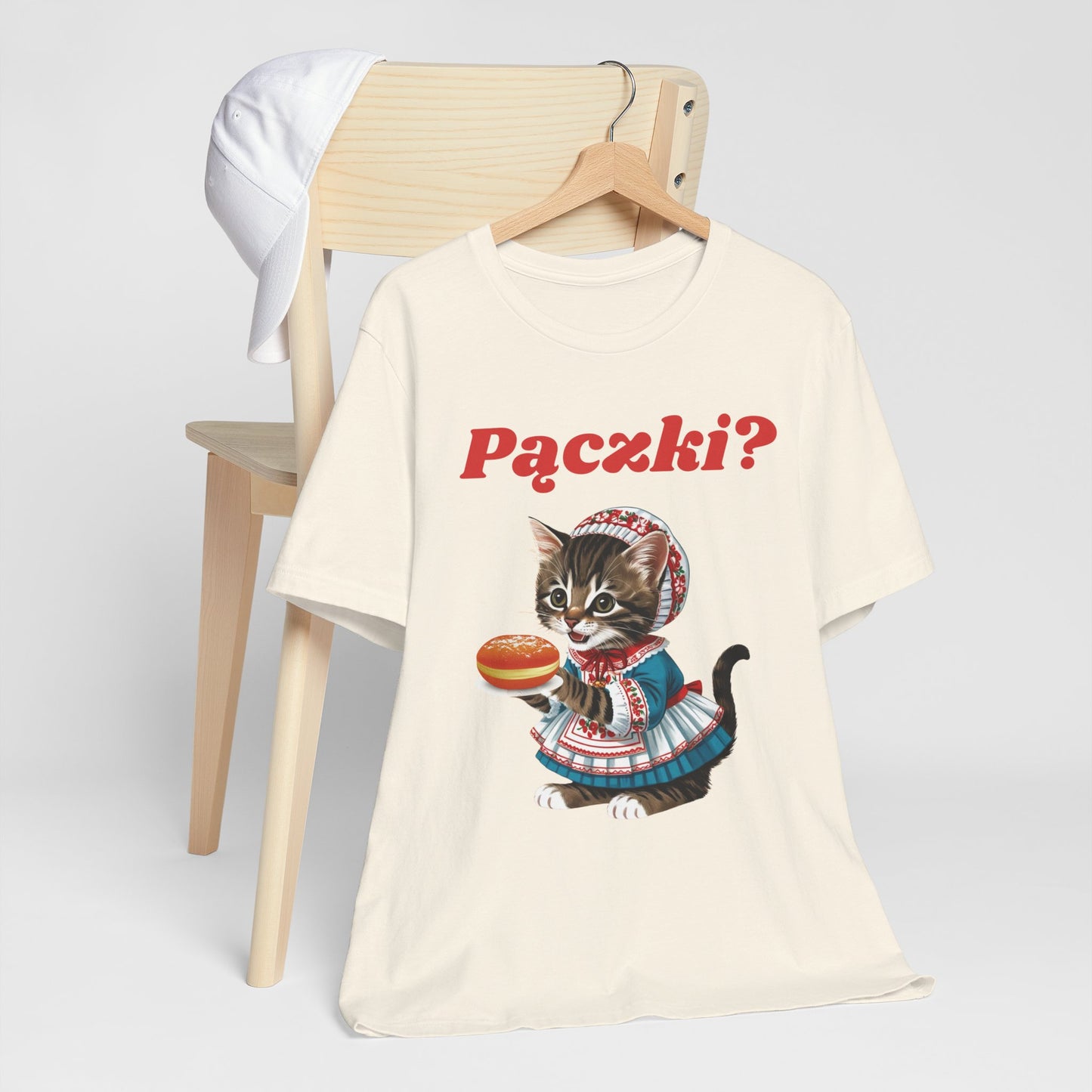 Paczki Polish Kitten Tee - Fat Tuesday Shirt- Unisex Jersey Short Sleeve