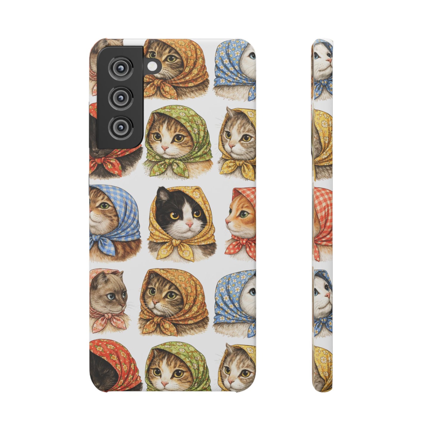 Babushka Cats Snap Phone Case