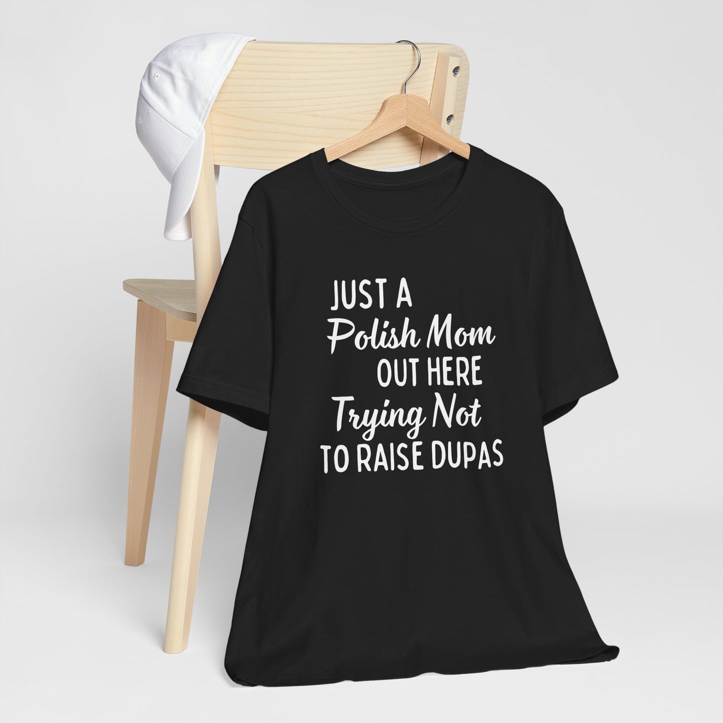 Polish Mom Shirt, Quote Design Unisex Jersey Short Sleeve Tee