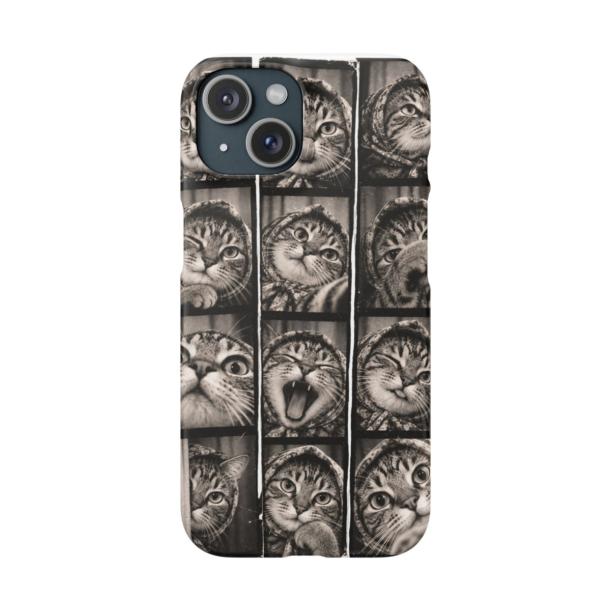 Babushka Cat Photobooth Snap Phone Case