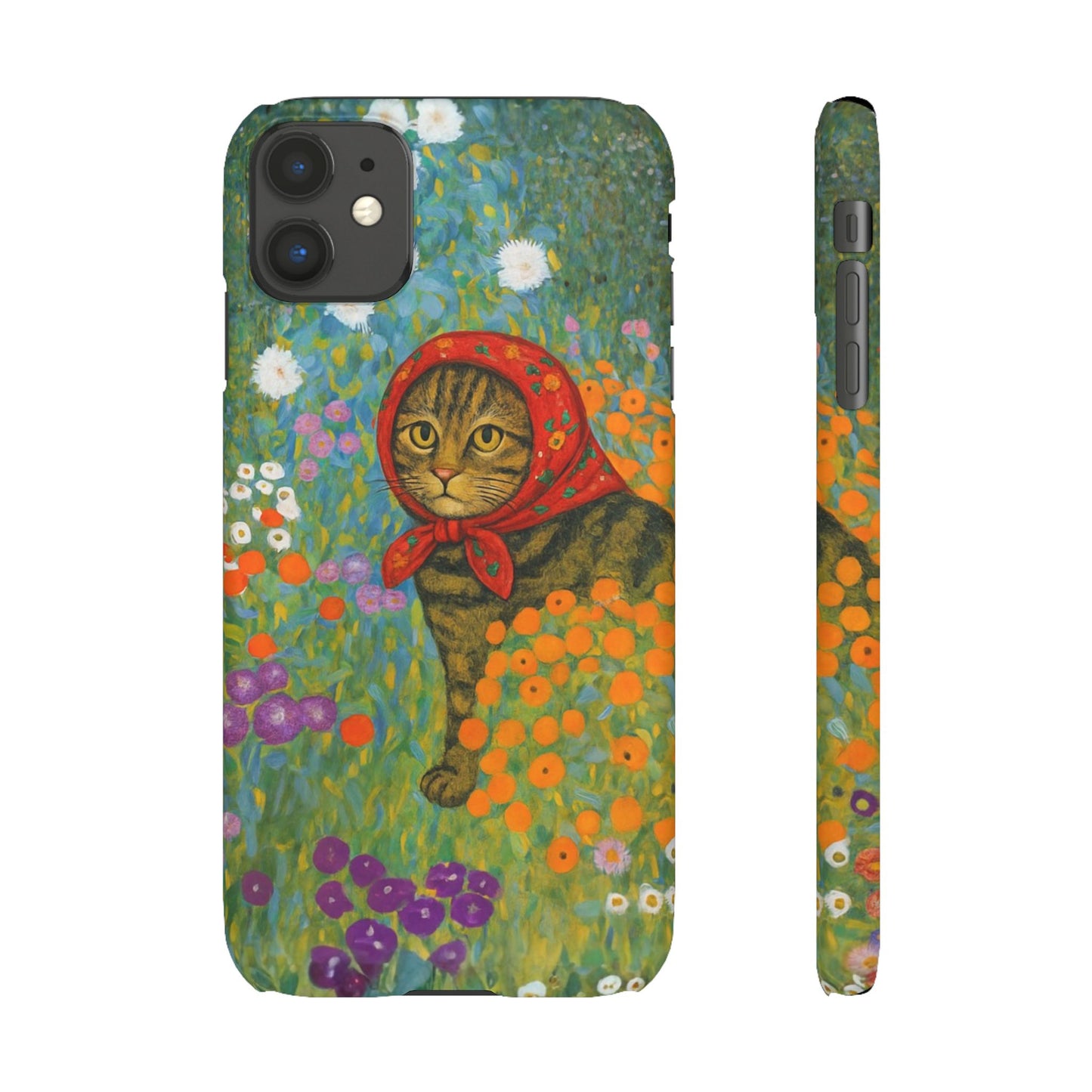 Babushka Cat Gusav Klimt Snap Phone Case