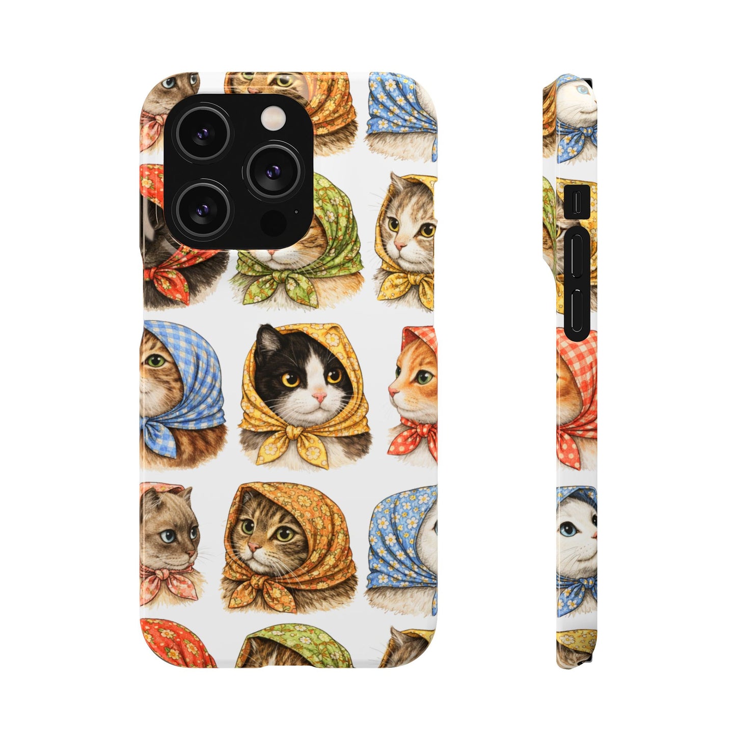 Babushka Cats Snap Phone Case