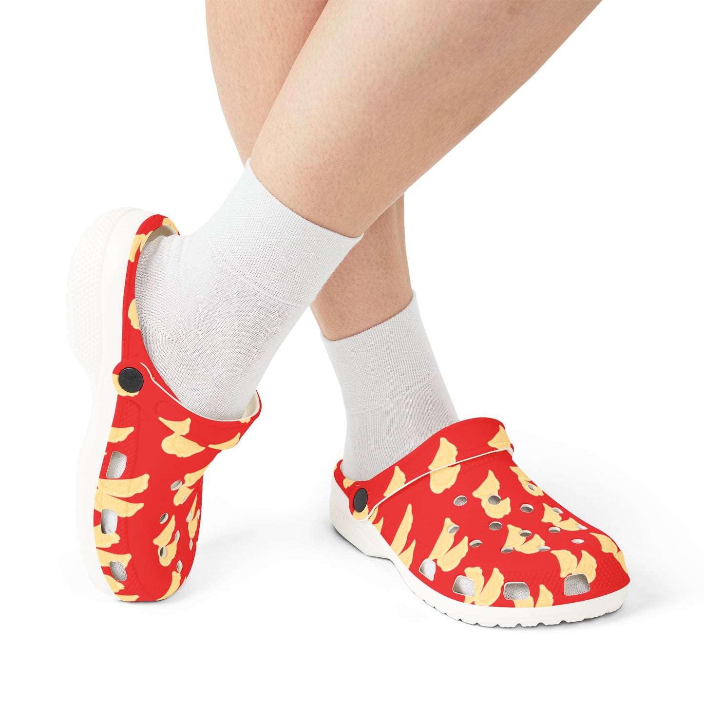Pierogi Theme Granny Gliders EVA Foam Rubber Shoes