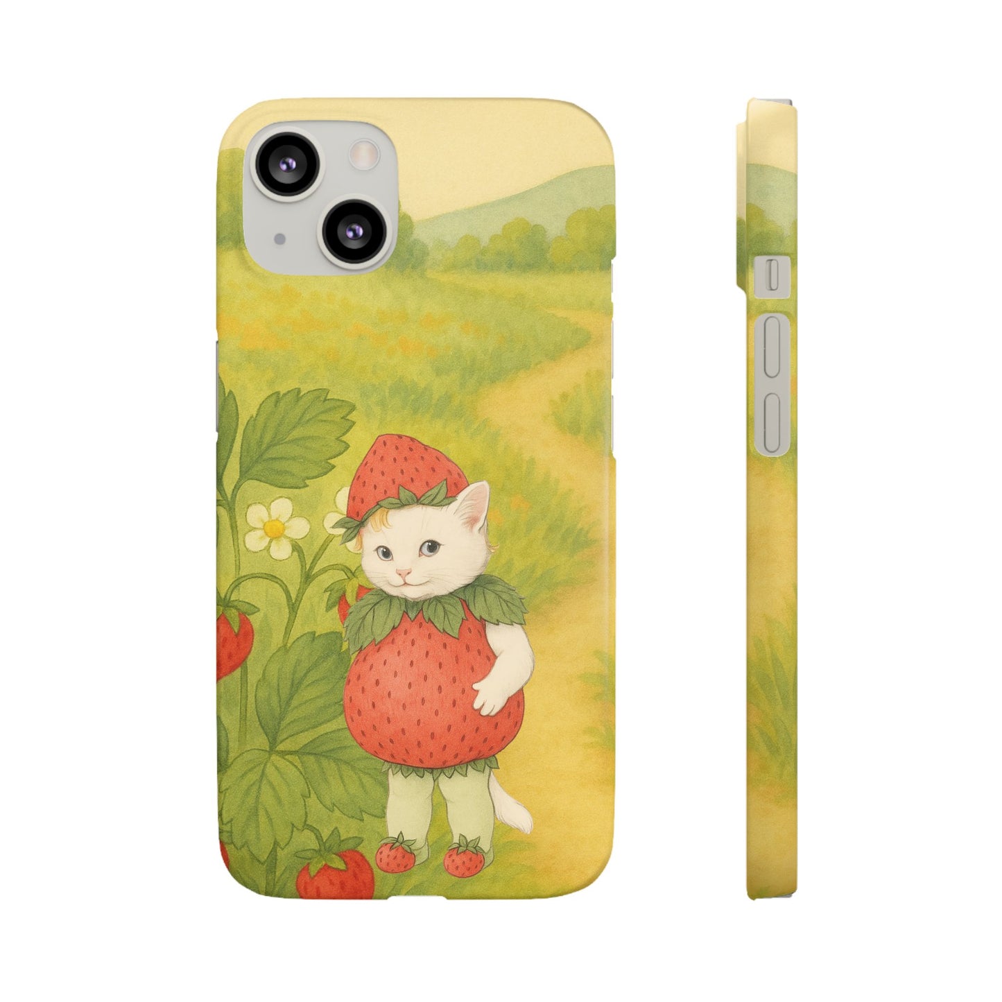 Strawberry Cat x Mother Earth's Children Snap Phone Case