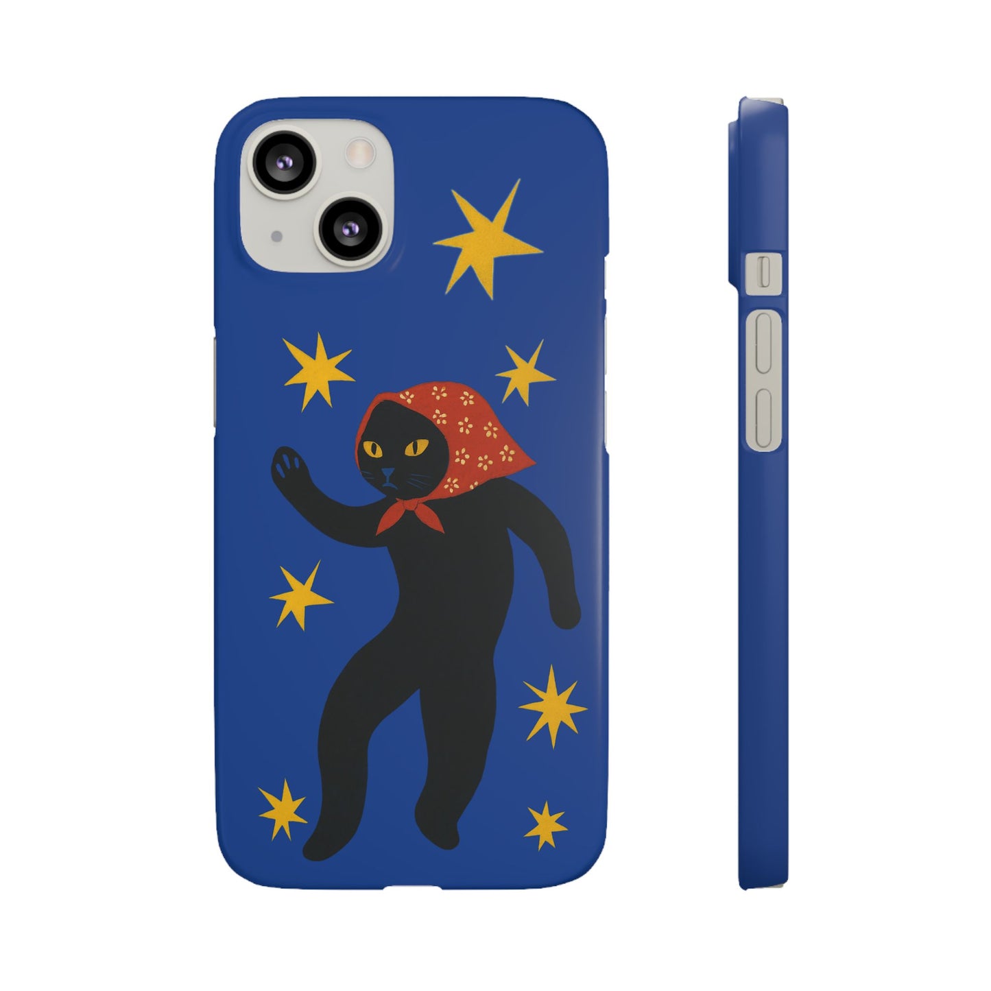Babushka Cat x Matisse Style Snap Phone Case