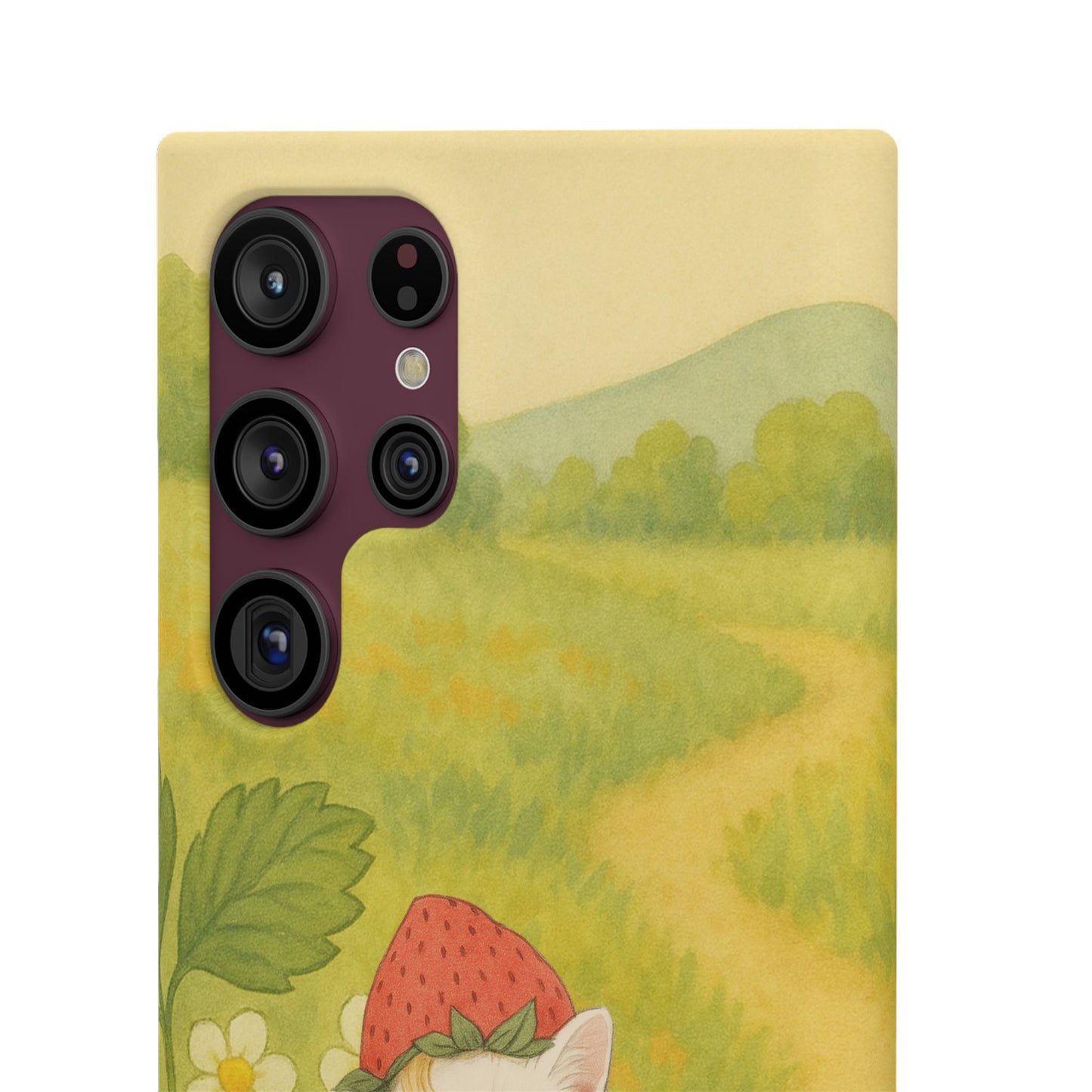 Strawberry Cat x Mother Earth's Children Snap Phone Case