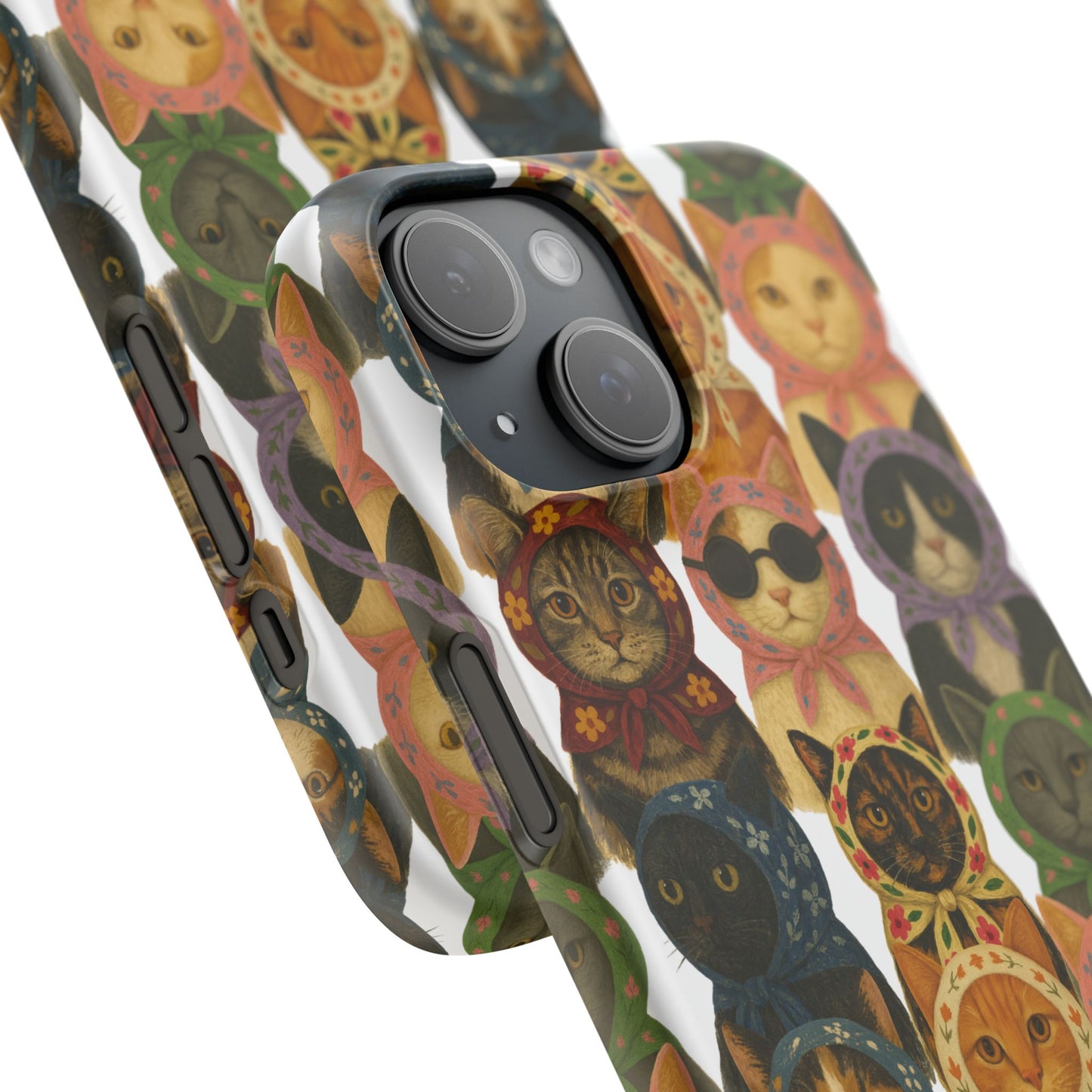 Babushka Cat Snap Phone Cases