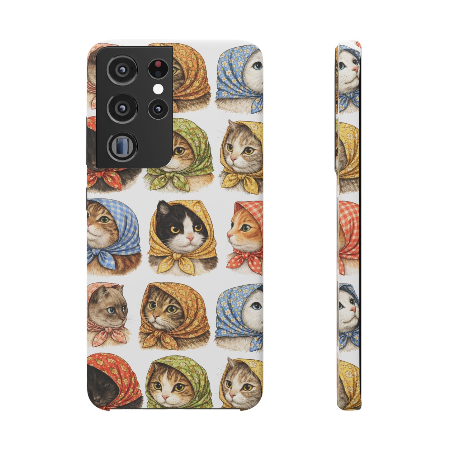 Babushka Cats Snap Phone Case