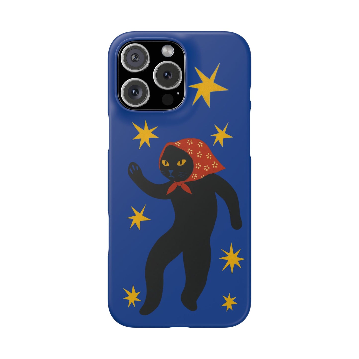 Babushka Cat x Matisse Style Snap Phone Case