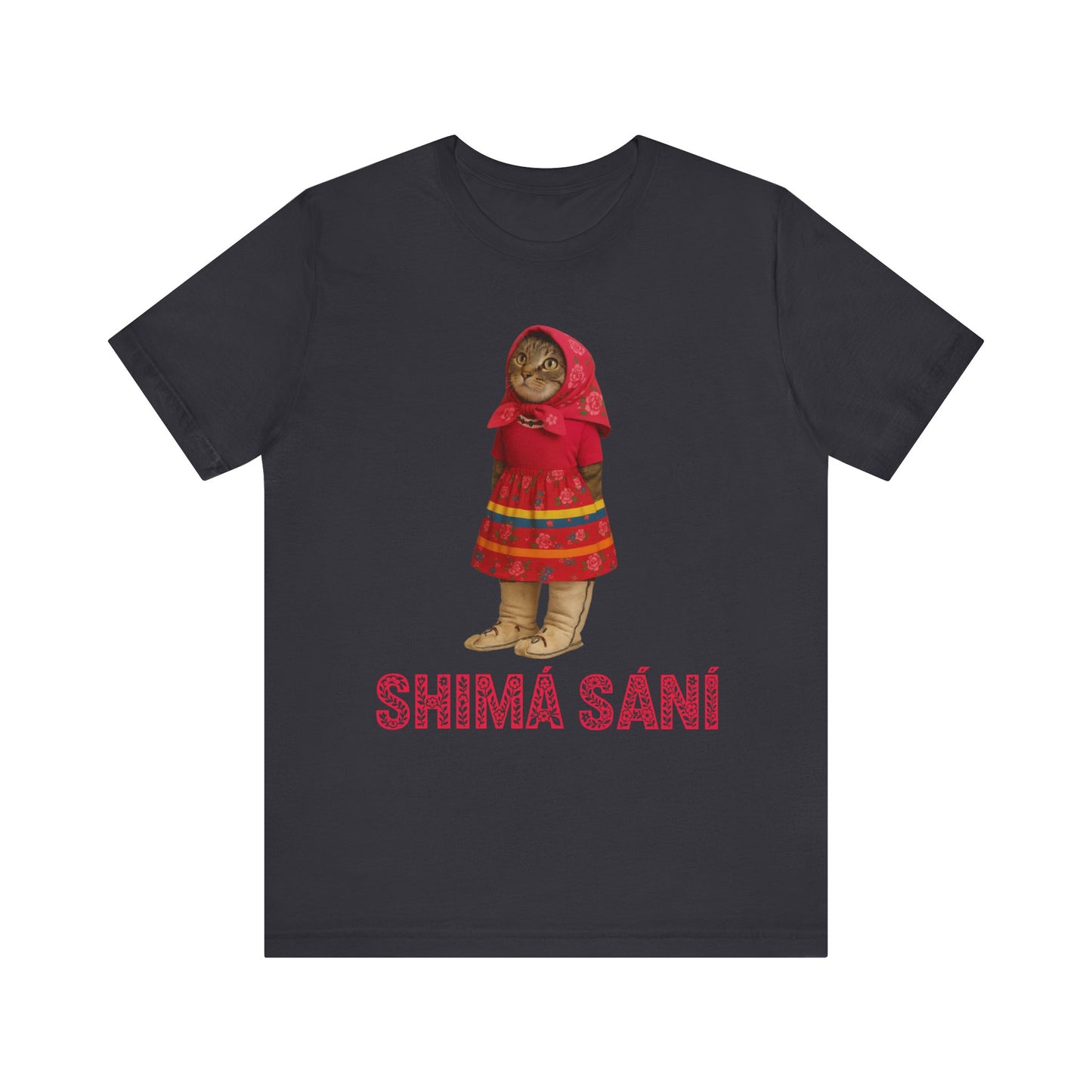 Shima Sani Cat Cultural  Graphic T-Shirt