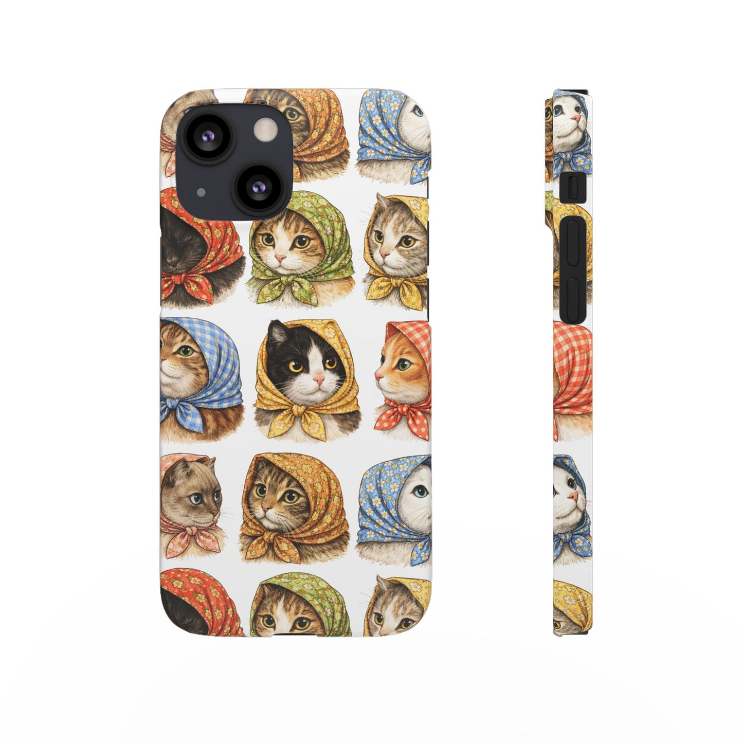 Babushka Cats Snap Phone Case