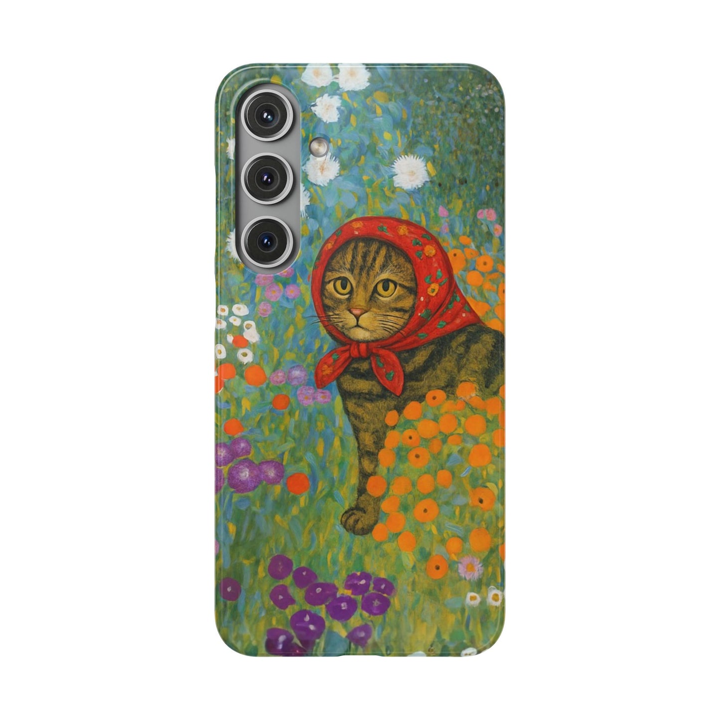 Babushka Cat Gusav Klimt Snap Phone Case