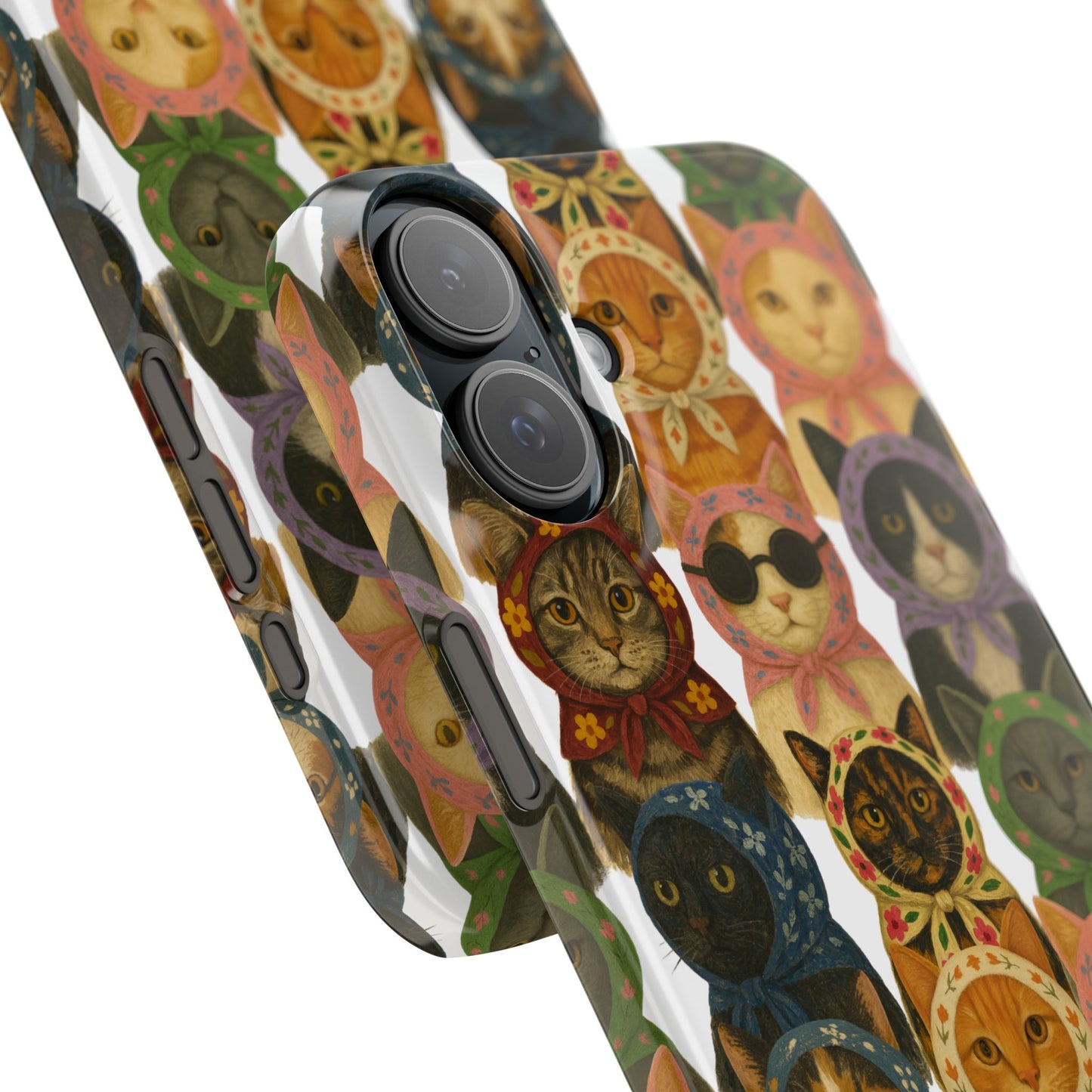 Babushka Cat Snap Phone Cases