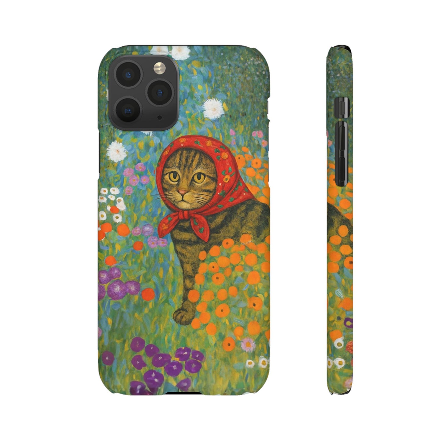 Babushka Cat Gusav Klimt Snap Phone Case