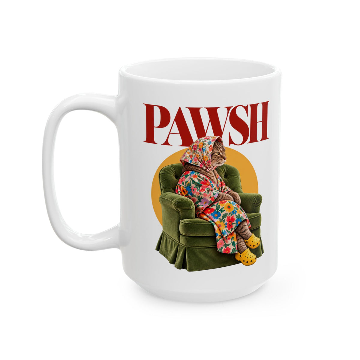 Babushka Cat Pawsh Icon Mug