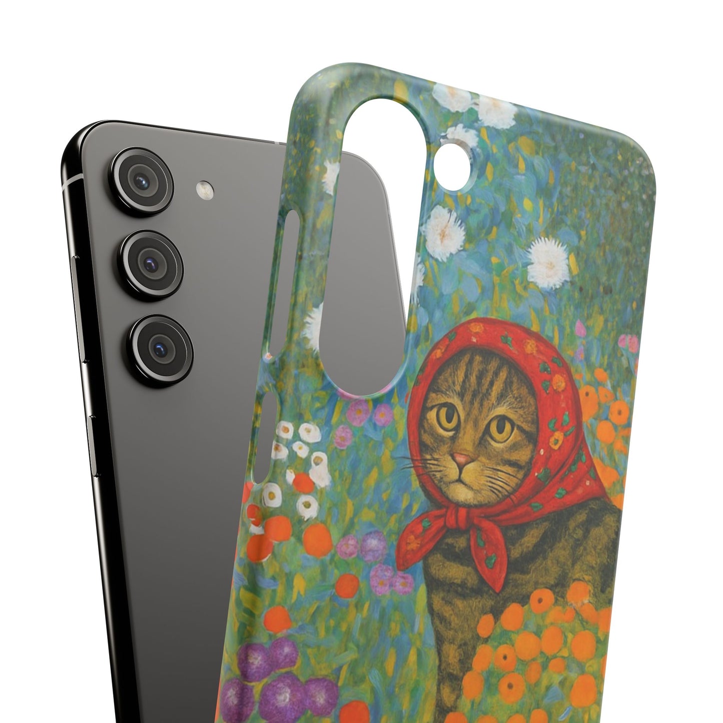 Babushka Cat Gusav Klimt Snap Phone Case