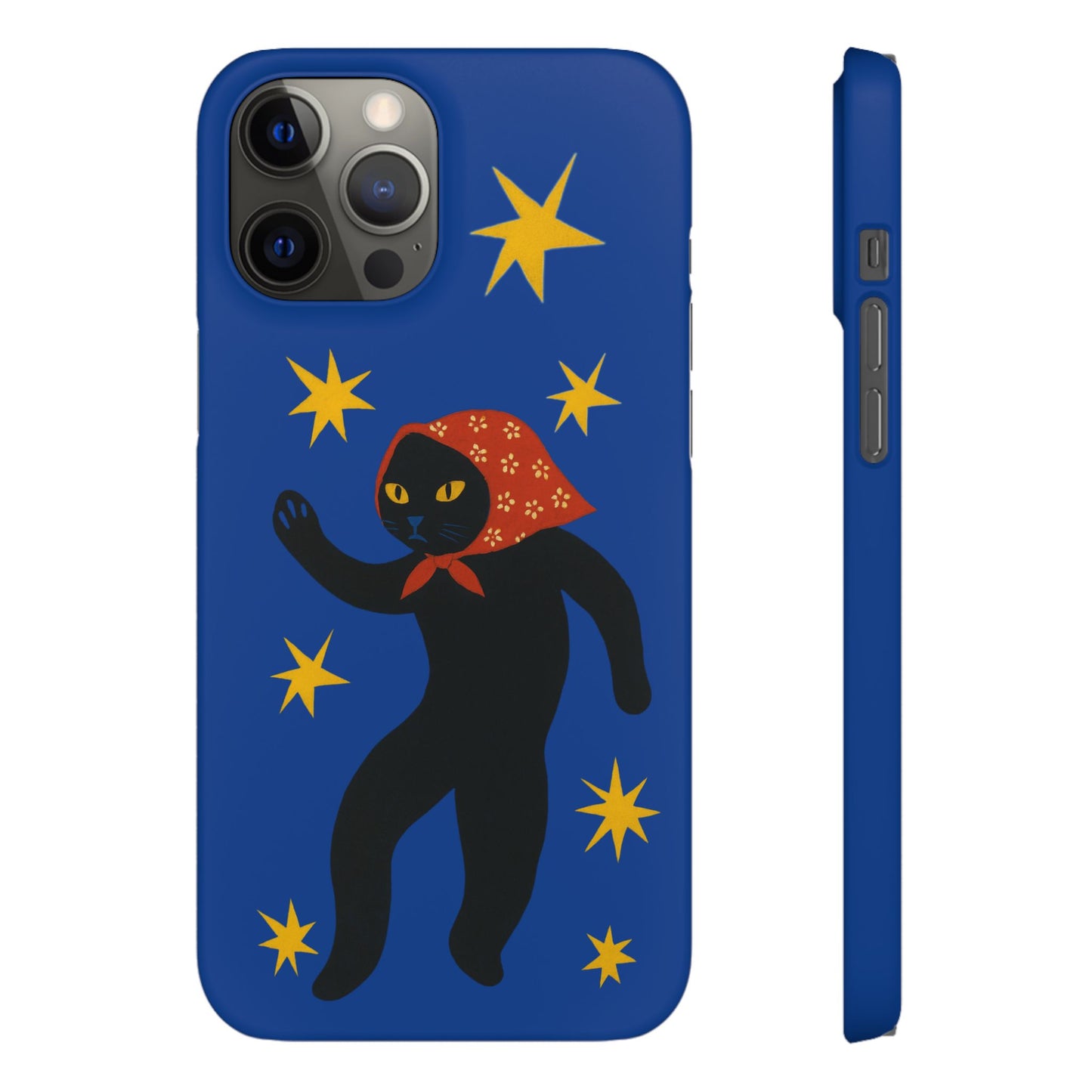 Babushka Cat x Matisse Style Snap Phone Case