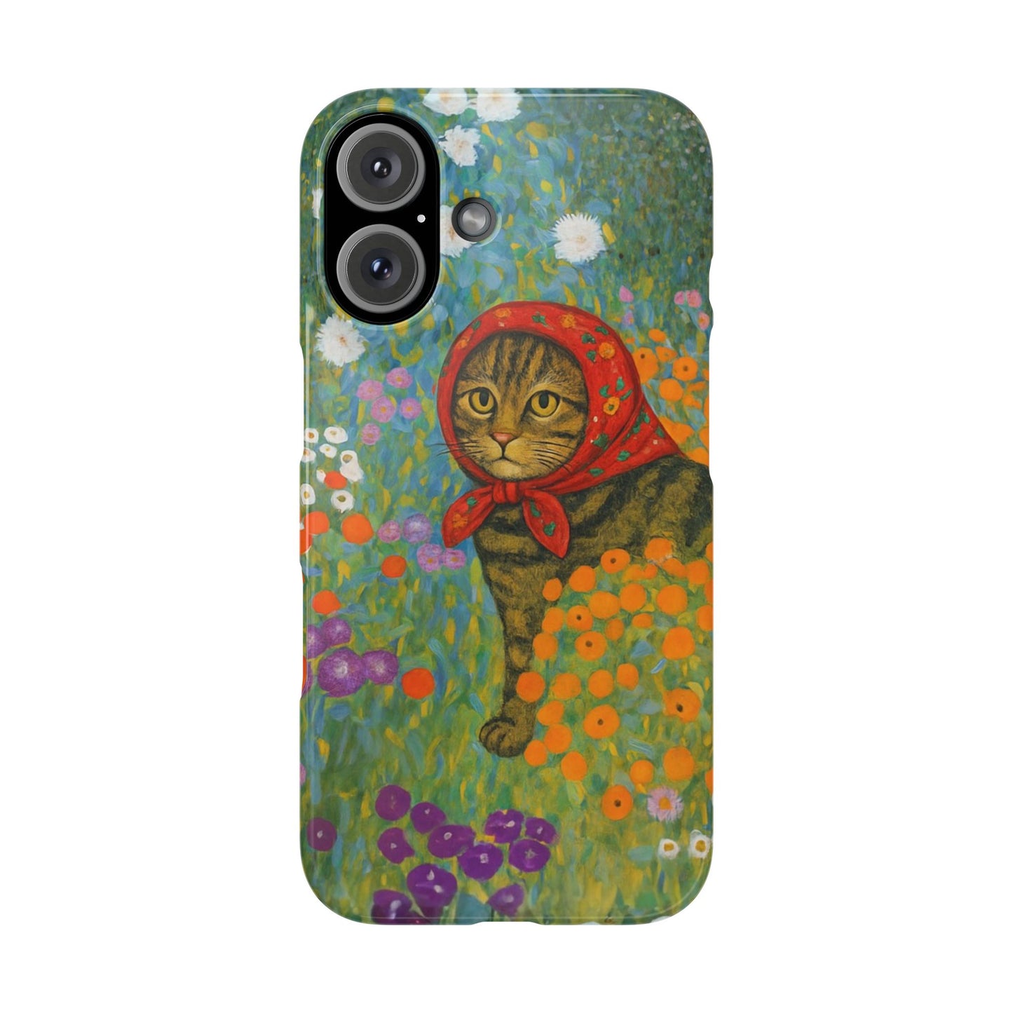 Babushka Cat Gusav Klimt Snap Phone Case