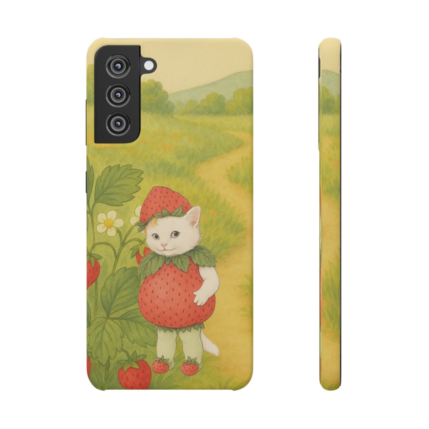 Strawberry Cat x Mother Earth's Children Snap Phone Case
