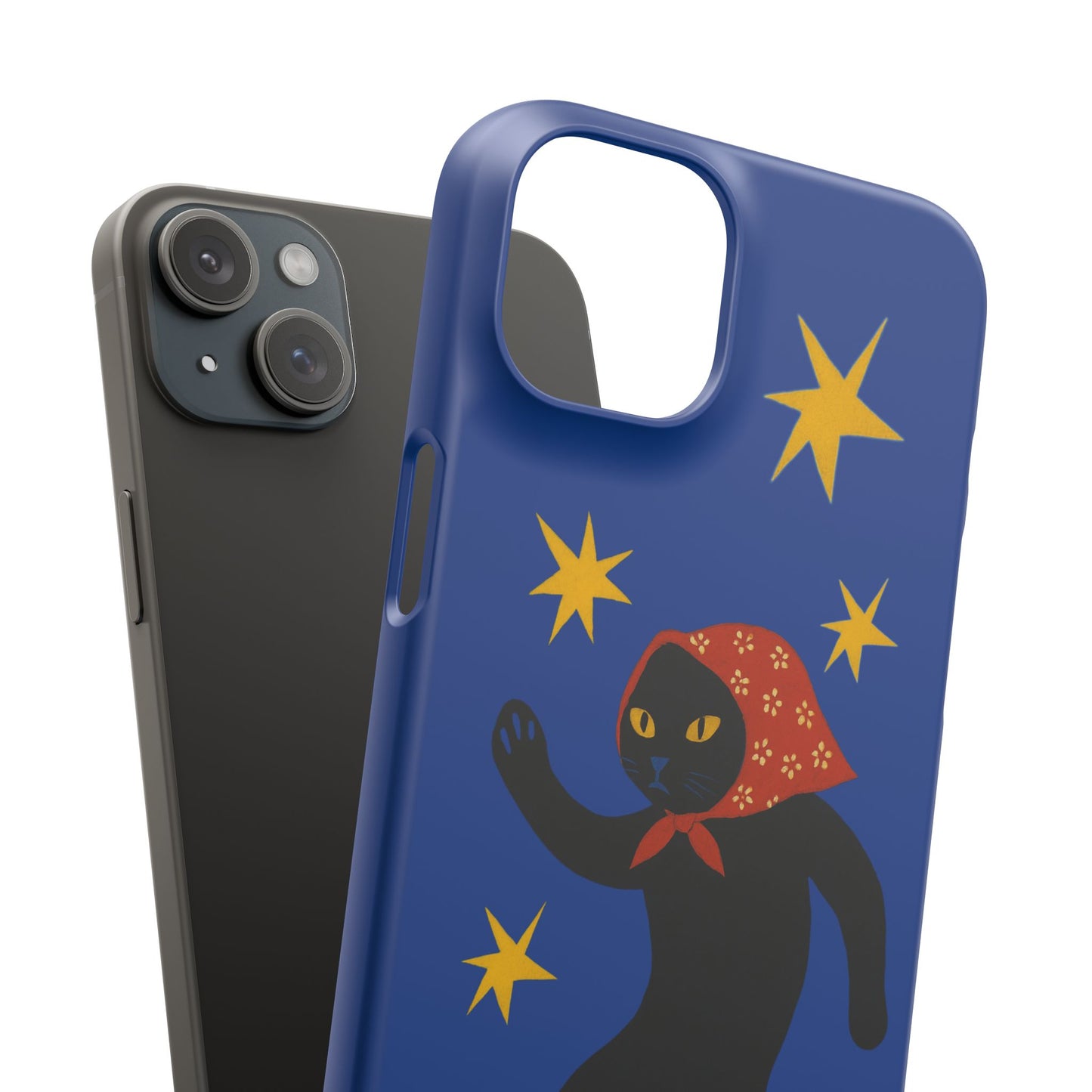 Babushka Cat x Matisse Style Snap Phone Case