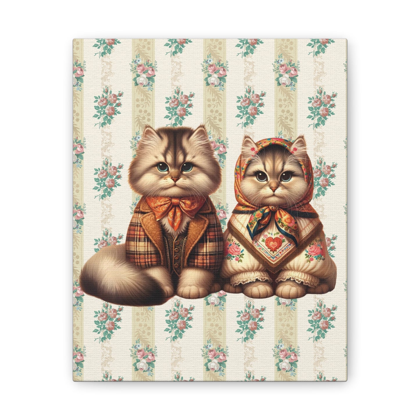 Babushka Couple Wall Art