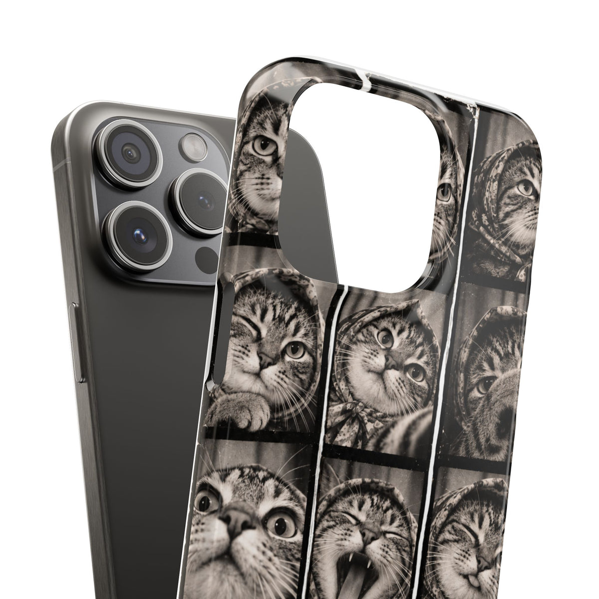 Babushka Cat Photobooth Snap Phone Case