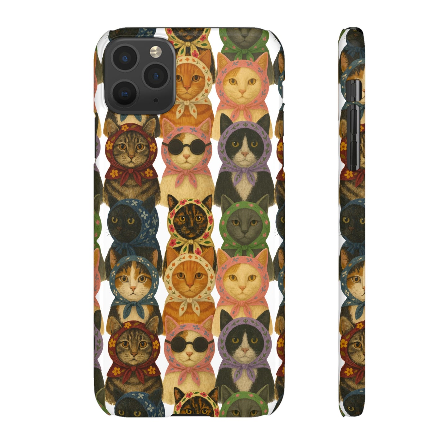 Babushka Cat Snap Phone Cases