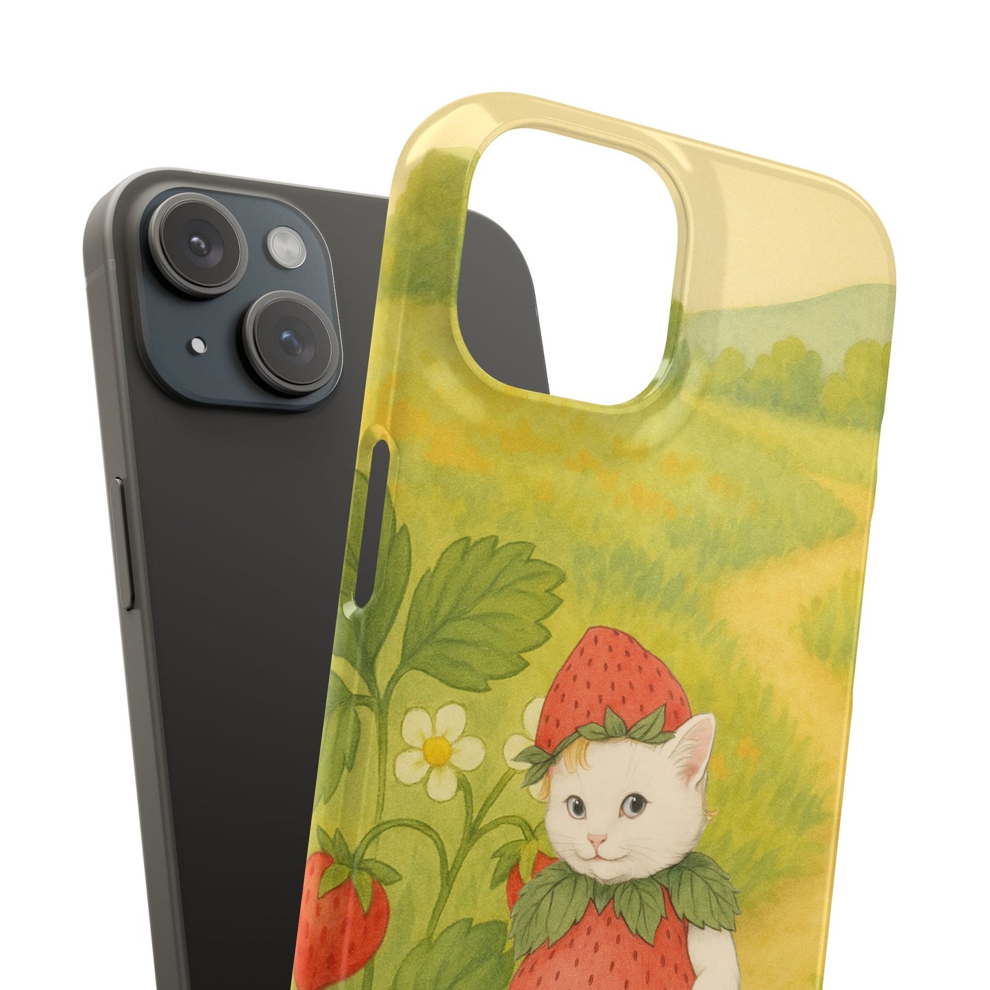 Strawberry Cat x Mother Earth's Children Snap Phone Case