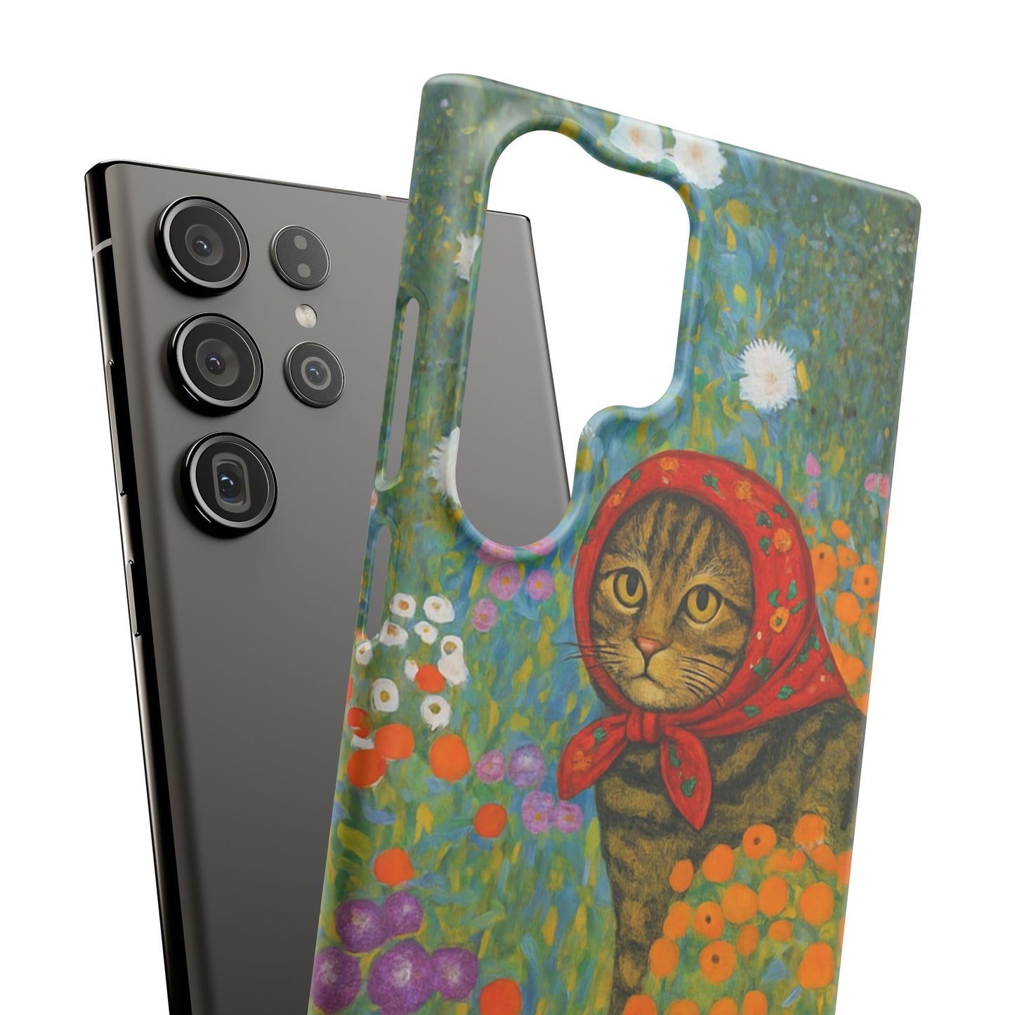 Babushka Cat Gusav Klimt Snap Phone Case