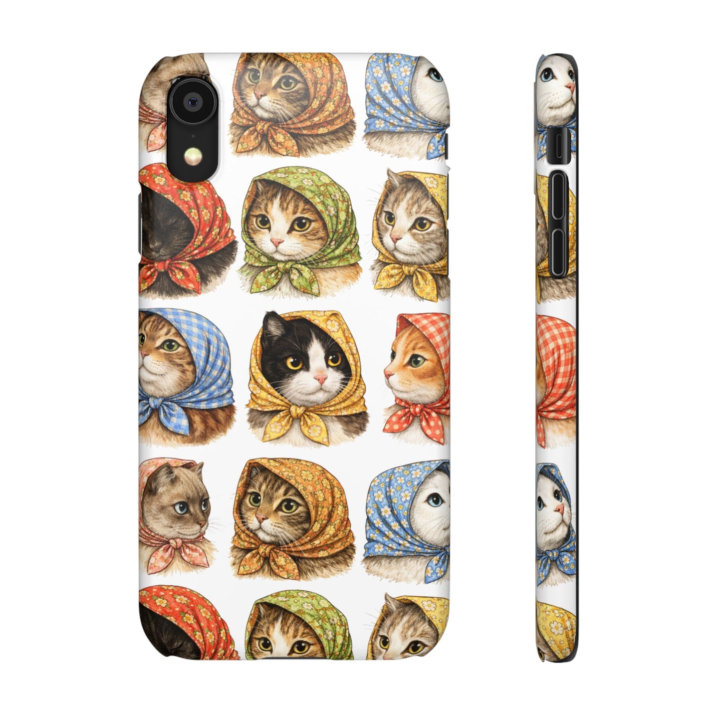 Babushka Cats Snap Phone Case