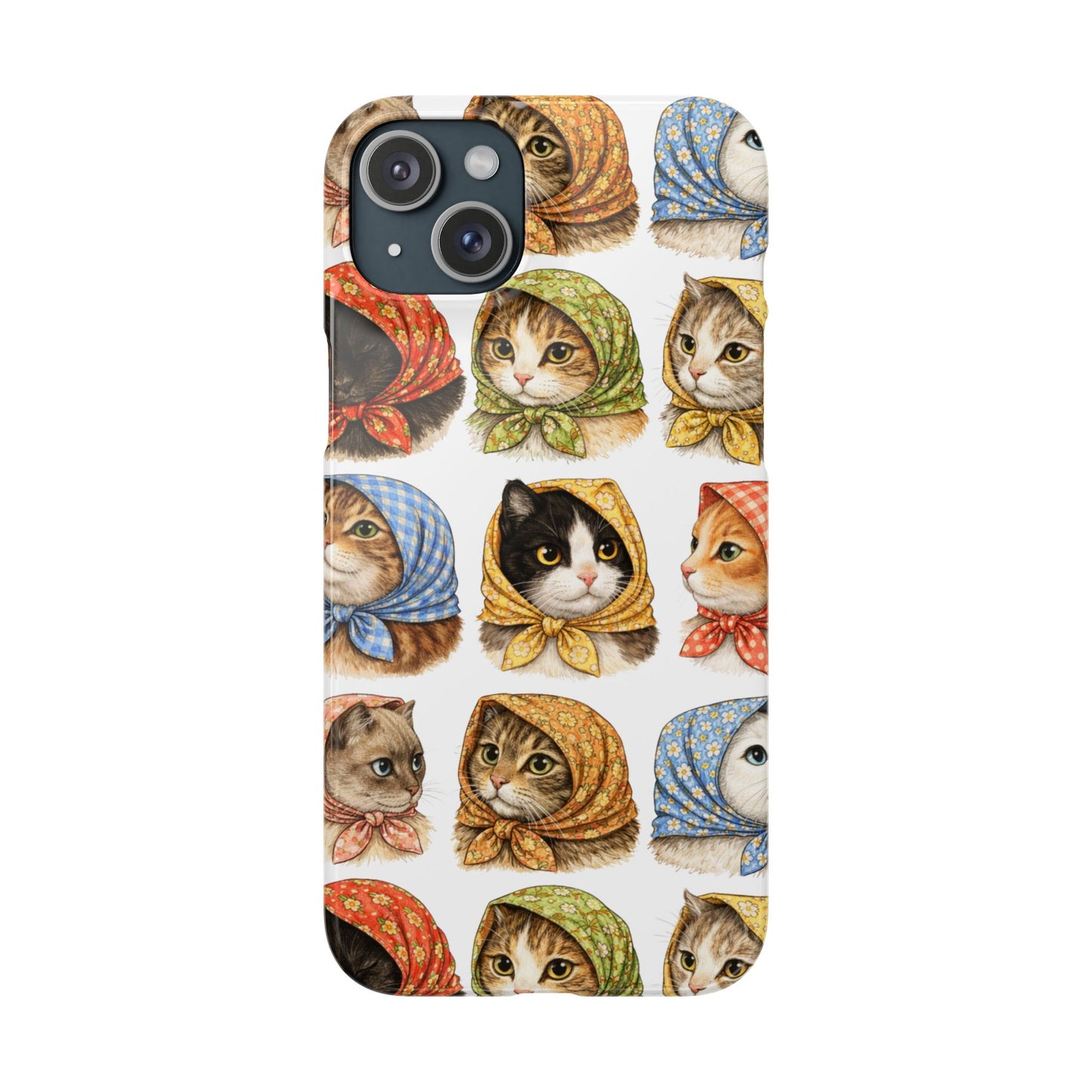Babushka Cats Snap Phone Case