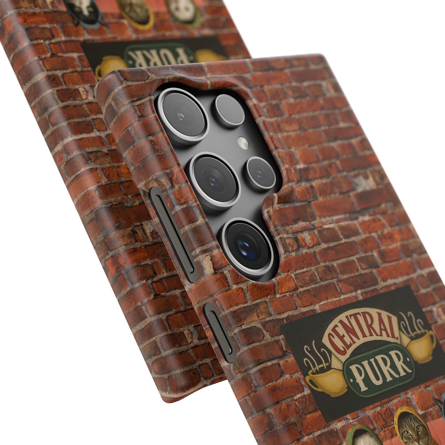 Babushka Cat Coffee Shop Snap Phone Case